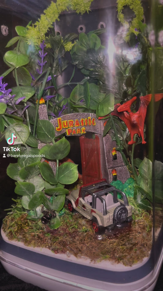 Jurassic Park Jumping Spider Enclosure